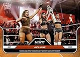 JACY JAYNE SP 2025 Topps NOW Collection Orange Foil 10/25 NXT #57 NM-MT WWE Wrestling Upset Champion