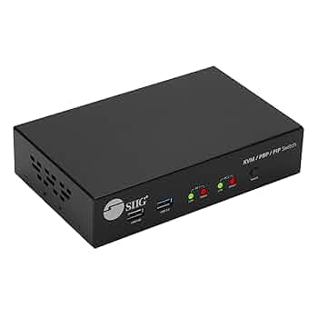 Amazon.com: SIIG 2-Port 4K KVM Switch HDMI with Picture-by