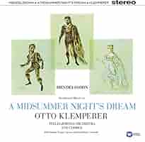 英LP Otto Klemperer, The Philharmonia Orchestra Mendelssohn A Midsummer Nights Dream Incidental Music SXLP30196 EMI /00260 Mendelssohn: A Midsummer Night's Dream by Otto Klemperer