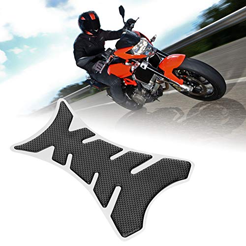 Protettore Serbatoio Moto Universale - Adesivo 3D Antiscivolo, Design Fishbone - Foto 5