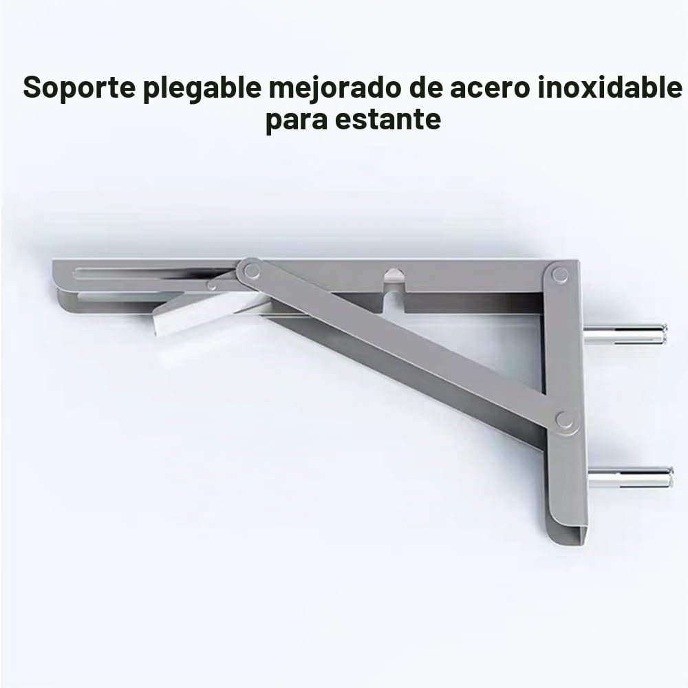 Mesa Plegable de Acero Inoxidable para Montaje en Pared, Escritorio de Cocina/Comedor Que Ahorra Espacio, Mesa de Trabajo Flotante para Ordenador en Espacios reducidos, Escritorio Plegable p