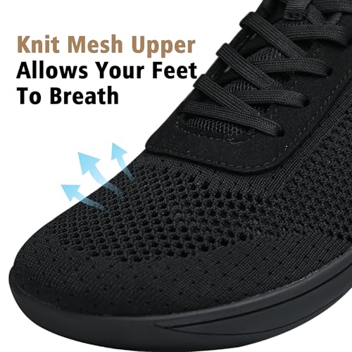 Barefoot Walking Shoes for Men Wide Toe Box | Zero Drop Sole | Breathable Knit Upper | Lightweight & Flexible | Daily Walk, Gym, Travel 5