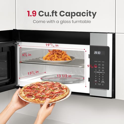 Image of GASLAND 30 Inch Over the Range Microwave, 1.9 Cu. Ft., 400 CFM, 1000W