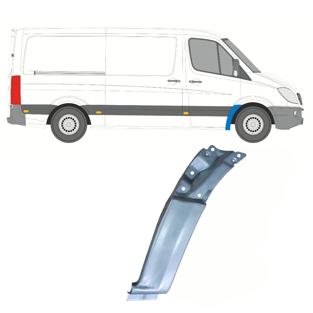 Reparaturblech Kotflügel vorne für Mercedes Sprinter 2006-2018 / Rechts