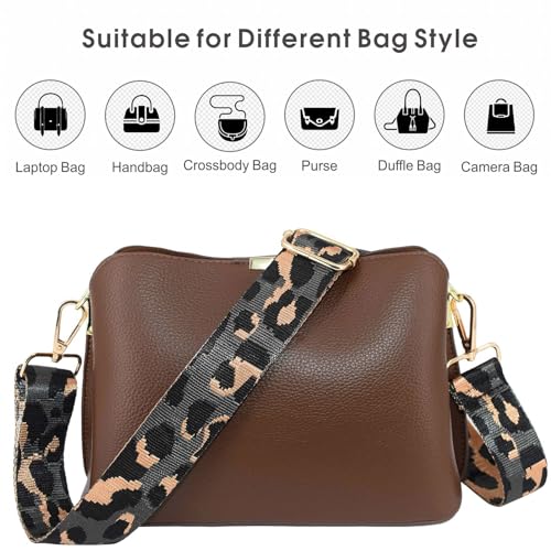 Image of Replacement Purse Strap Shoulder Strap Adjustable Crossbody Strap for Women Crossbody Wide Shoulder Bag