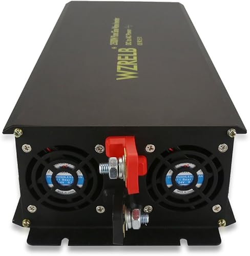 Miniatura 4 de WZRELB Inversor de corriente 2500W Inversor de onda sinusoidal pura 12V 120V DC Convertidor de CA