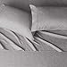 Amazon Basics Soft, Breathable Queen Size Bed Sheets, Deluxe Microfiber 4-Piece, Gray Arrows
