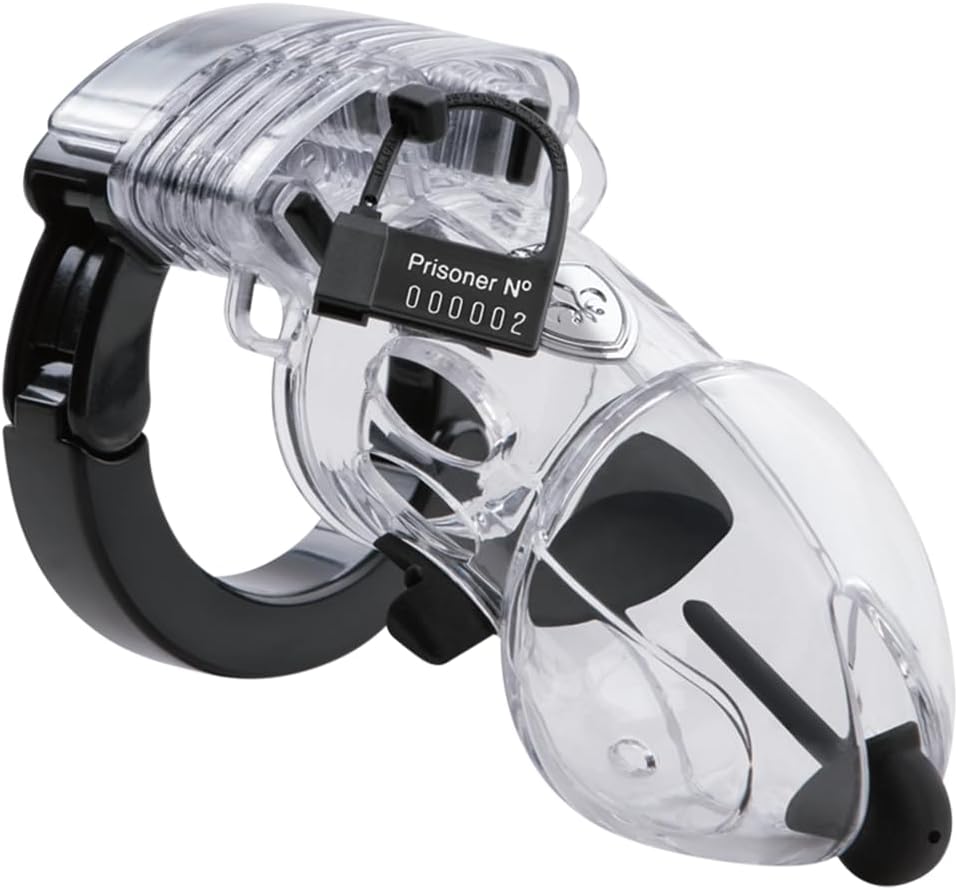 Mystim Pubic Enemy No 2 E-Stim Cock Cage with Urethral Sound