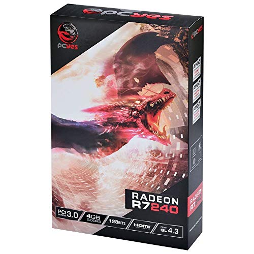 PLACA DE VIDEO AMD RADEON R7 240 4GB GDDR5 128 BITS GAMING EDITION - PJ240R71284GD5
