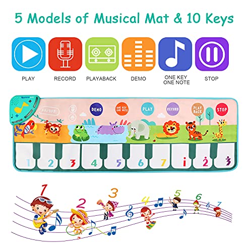 LEADSTAR Tappeto Musicale Bambini,Tappeto Gioco