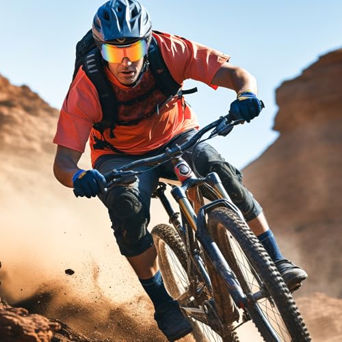 WuGU Gafas de Sol Deportivas Polarizadas - 2 Unidades Para Hombre y Mujer - UV400, Ciclismo, Conducción y Actividades Al Aire Libre - imagen 6