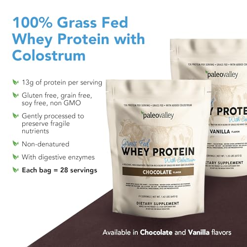 Paleovalley 100% Grass Fed Whey Protein