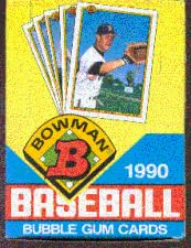 1990 Bowman Baseball Wax Box