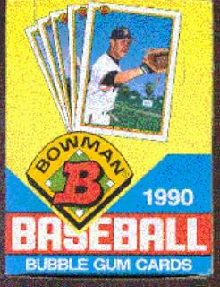 1990 Bowman Baseball Wax Box