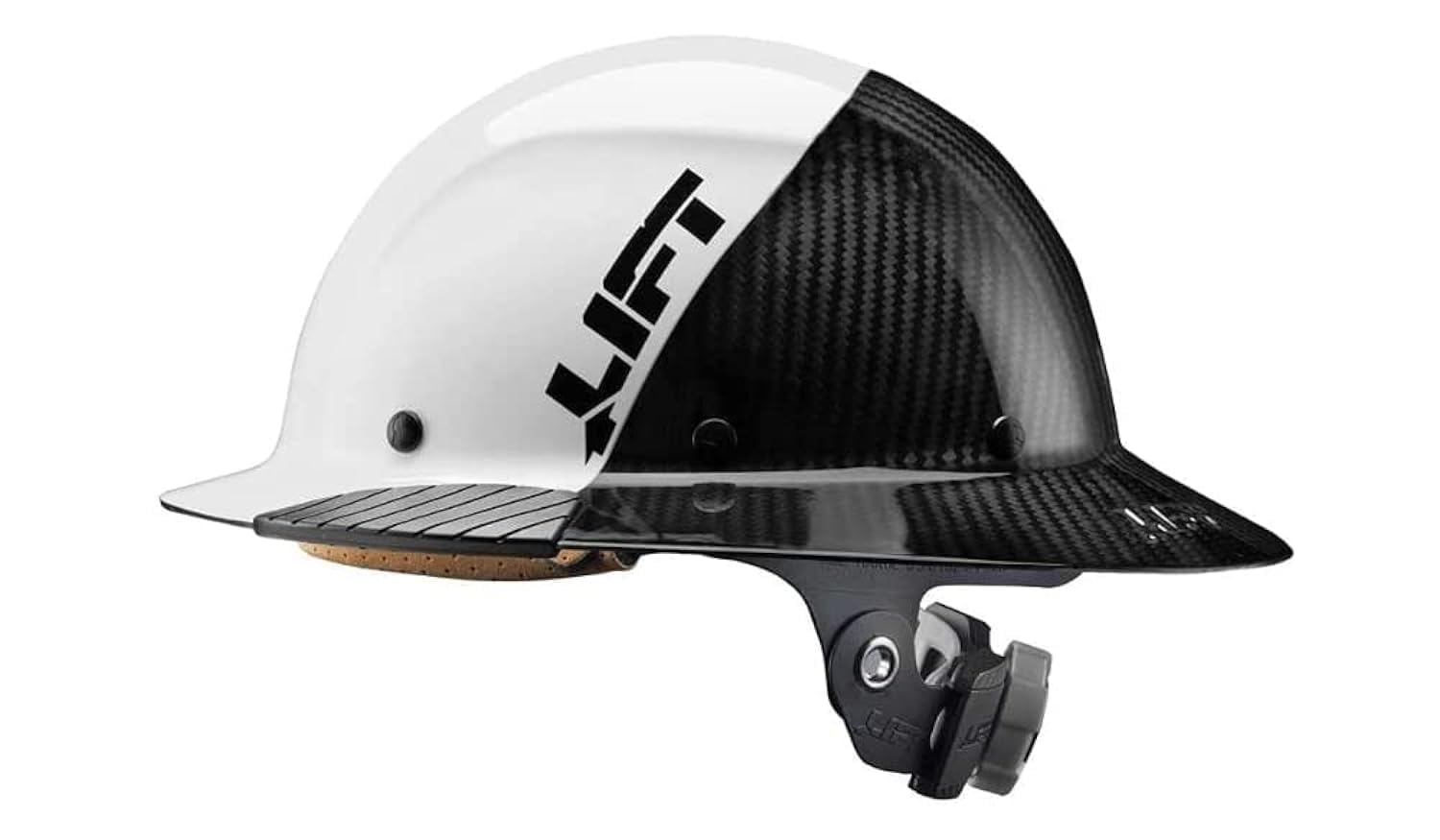 Lift SafetyHard Hats DAX Carbon Fifty 50 White HDF50C-19WC-Each