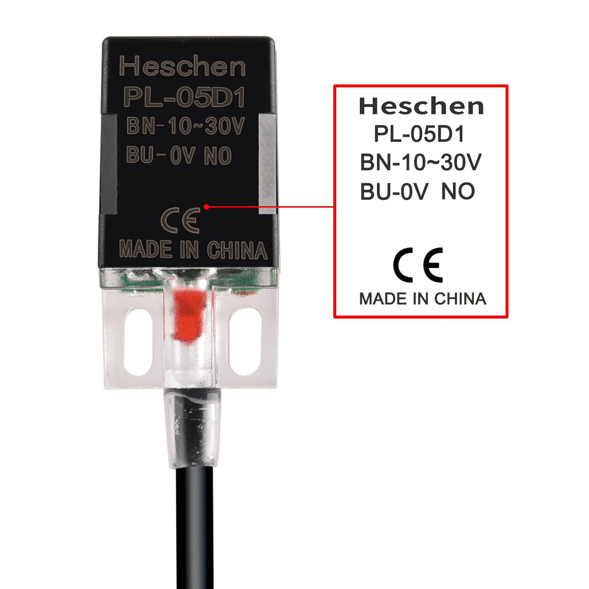 Sensore Di Prossimità Induttivo PL-05N NPN - Normalmente Chiuso, Distanza 5mm, Per DC12-24V/AC110-220V