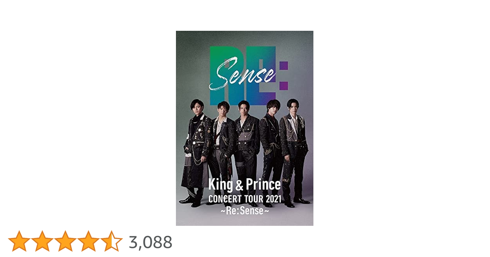 King & Prince - King & Prince L& ・Re:Sense ライブDVD Amazon.co.jp: King & Prince CONCERT TOUR 2021 ~Re:Sense