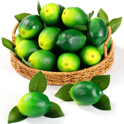 Image of 24 Pcs Fake Lemons 2.8 Inch Yellow and Green