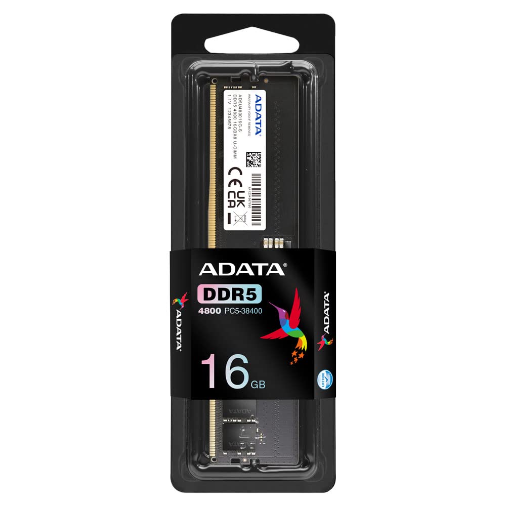 Adata Premier 16gb 4800mhz U Dimm Ddr5 Desktop Memory Single