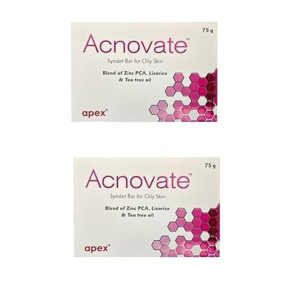 Acnovate Syndet Cleansing Bar for Oily Skin 75g | Enriched with Zinc PCA, Licorice & Tea Tree Oil | Gentle Daily Cleansing Bar | Soap-Free Skin Cleanser | Suitable for Oily & Combination Skin-image-17