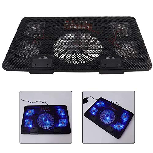 Mobestech Tapete de refrigeração para laptop com ventiladores de LED Suporte silencioso para refrige