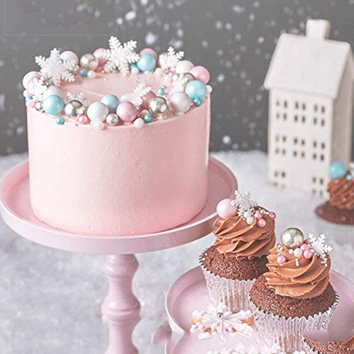 3Pcs Snowflake Pattern Plunger Cake Cutter Fondant Cookie Mold Craft Diy Decorating Tools Set #TOP6