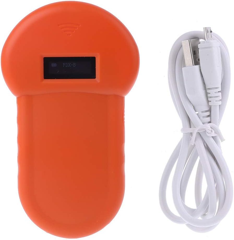 WEIXIE Pet ID Reader, Handheld USB Rechargeable Animal Chip