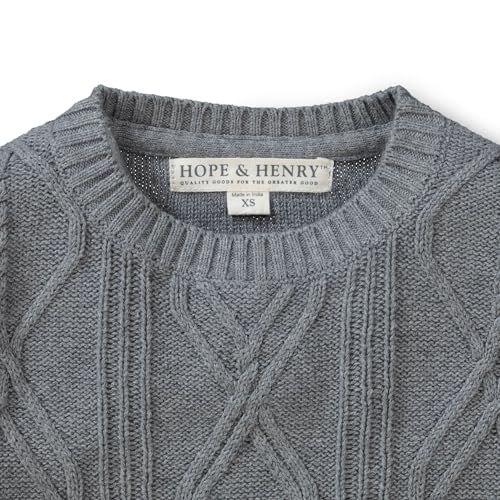 Image of Hope & Henry Boys' Long Sleeve Crew Neck Pullover Sweater