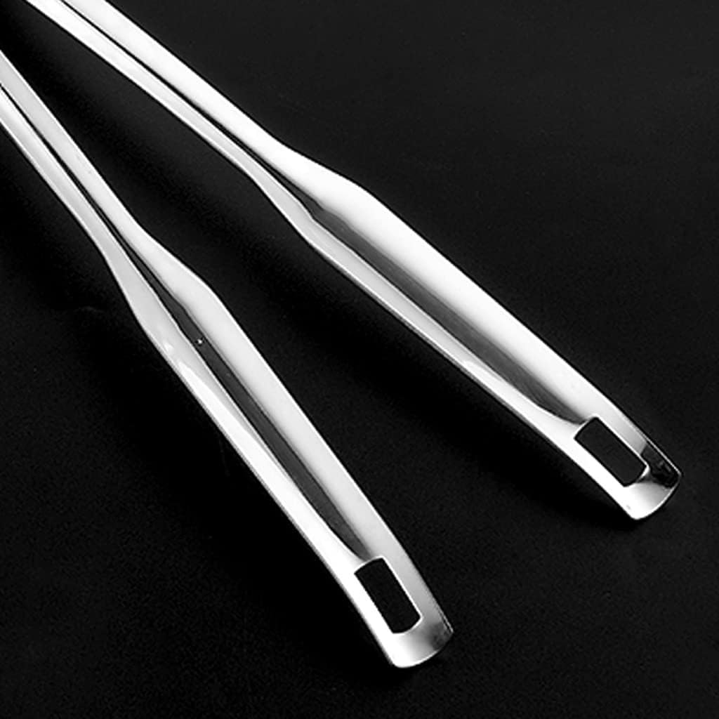 ENGENDER Strainer with Handle Kitchen Skimmer Extra Fine Colander Strainer Stainless Steel Mesh Household Spoon Draining(Large)