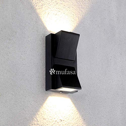 Image of Mufasa Outdoor UP-Down Light, Wall Mounted Weatherproof,3000k, IP65 6 watt(Warm White) (Pack of 3)