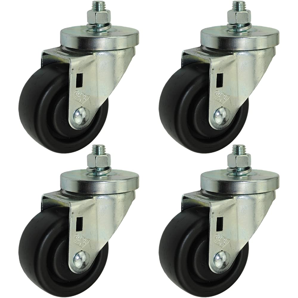 3” Replacement Heavy Duty Casters for GoJak Models 4107, 4500, 4520 – Set of 4