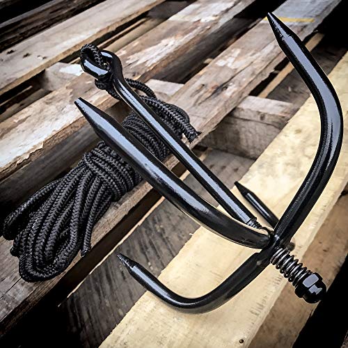 K EXCLUSIVE Black Hornet Ninja Gear Folding Grappling Hook