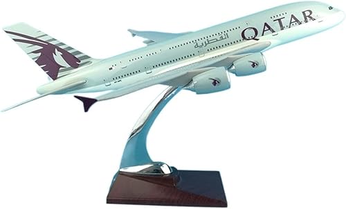 Modelo de escala de avión 1200 apto para Airbus de doble capa A380 modelo de aleación de metal de avión coleccionable con base de recuerdo de regalo