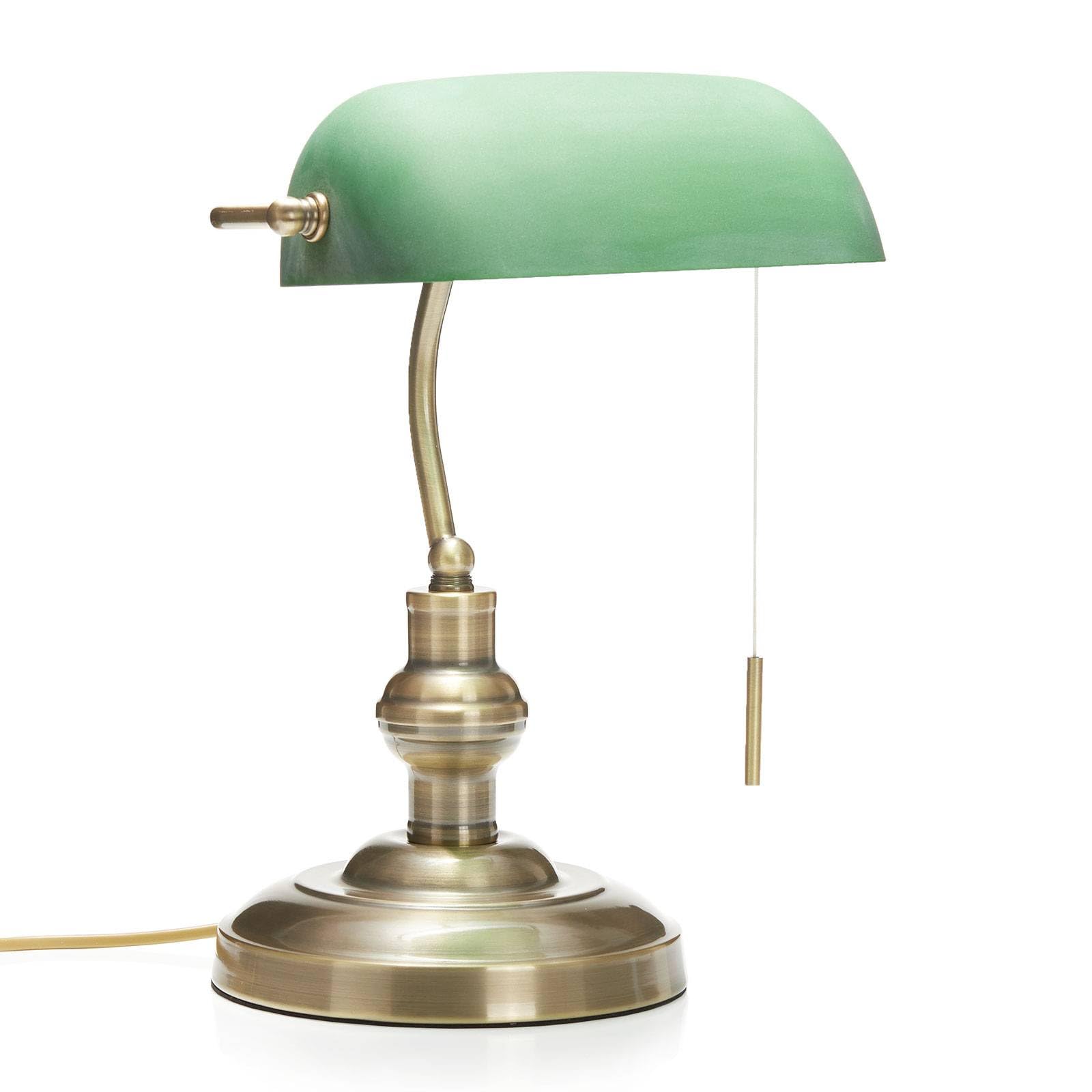 Lindby Table Lamp Milenka (Antique, Vintage) in Bronze Made of Metal for e.g. Living Room & Dining (1 Light Source E27) from Desk Lamps