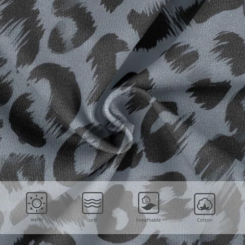 Cotton Toddler Underwear Floral Black Gray Leopard Print Black Girl Panties Cute Fun Print Briefs Undies Kids 2t3