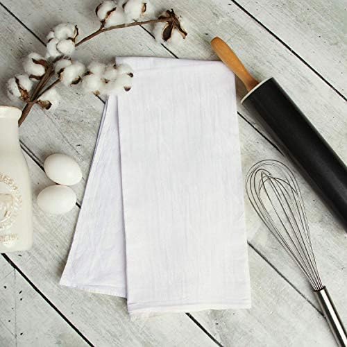 Utopia Kitchen - Flour Sack Towels (12 Pack - 71 x 71 Centimeters) - 100% Cotton Dishcloth, Kitchen Towels