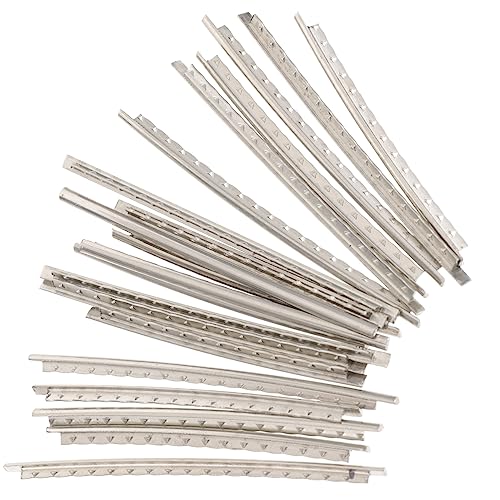 Hoement 40Pcs アコースティック ギター フレット エレクトリック ギター フレット 交換 エレクトリック ワイヤー 標準 標準 フレット