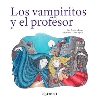 Diseño de la portada del título Los Vampiritos y el Profesor