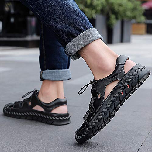 Men Outdoor Sandals Breathable Summer Beach Shoes Shoelace Walking Fisherman Anti-Slip Comfortable Casual Fashion4