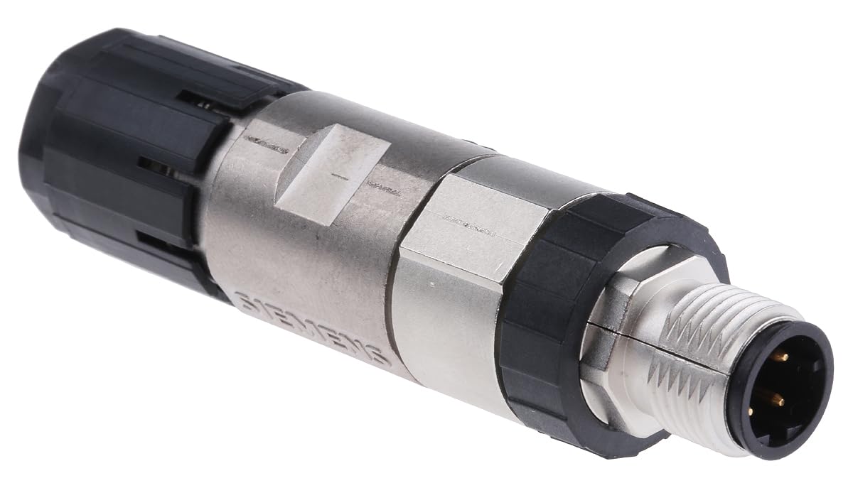 Siemens SIMATIC NET M12 Connector, Metal Case, Robust, Fast Connect, IP65/IP67