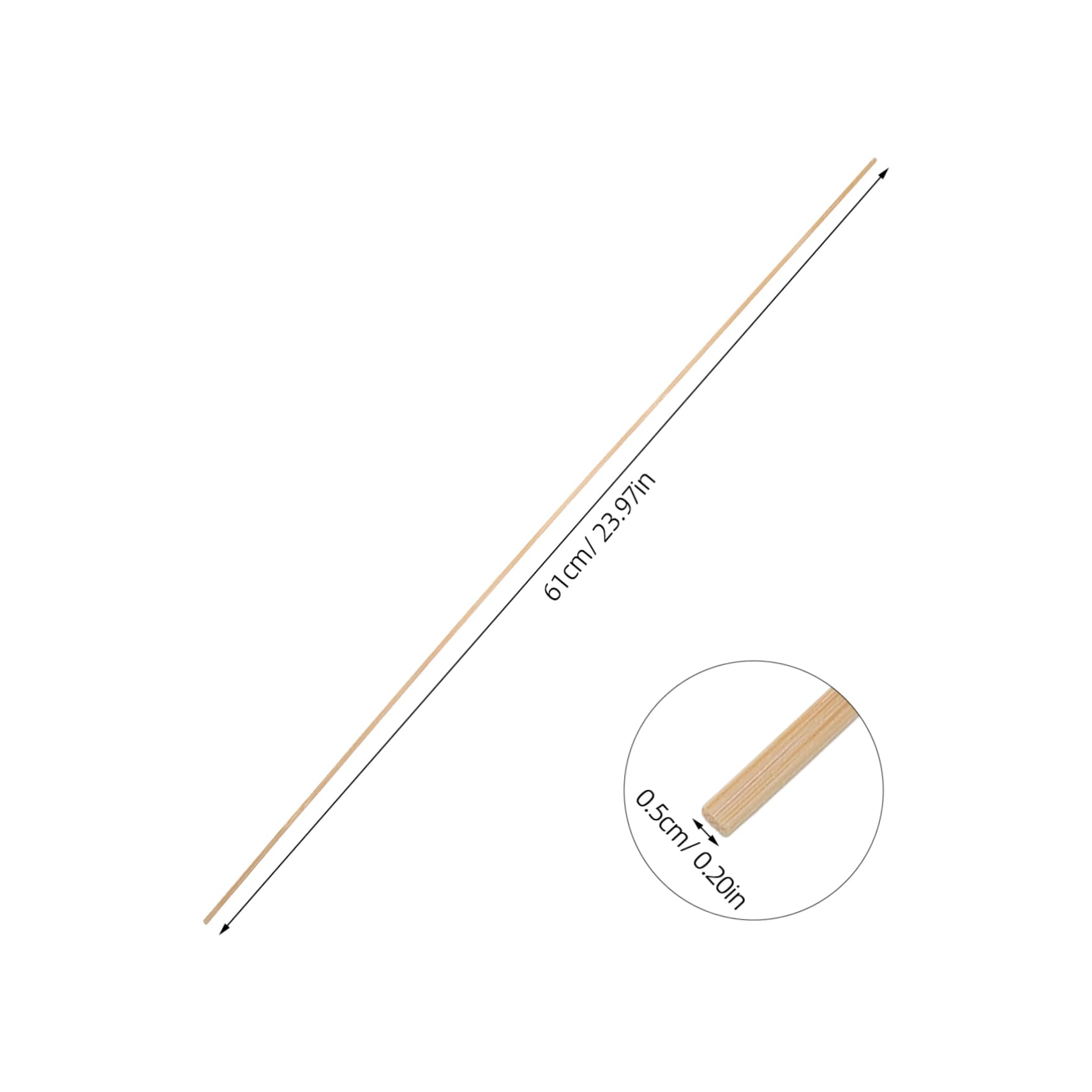 Toddmomy Kite Material Pole 10pcs Bamboo Sticks Boys and Kit Kite Support Rods for DIY Educational Toy