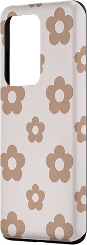 Miniatura 2 de Galaxy S20 Ultra Daisy Hippie Flowers Lindo Beige Claro Marrón Floral Estética Funda