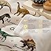 Dinosaurs Blanket Gifts Super Soft Lightweight Flannel Dinosaurs Bed Alphabet Blankets Throw for Kids, Adult, Suitable for Couch, Sofa, Bed, Camping, Travel All Seasons 60