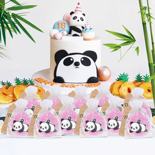 Image of 24 Pack Baby Panda Necklace Party Favors for Animal Themed Baby Shower, Birthday Party, Wedding, School Carnival Rewards, Photography Props, Home Decorations, Classroom Prize