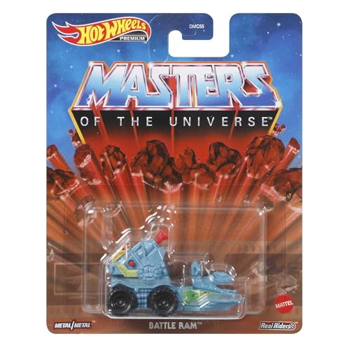 hot wheels DieCast - GRL65 - Modellino Veicolo BATTLE RAM Master Of The Universe - Blu - 1/64 5cm
