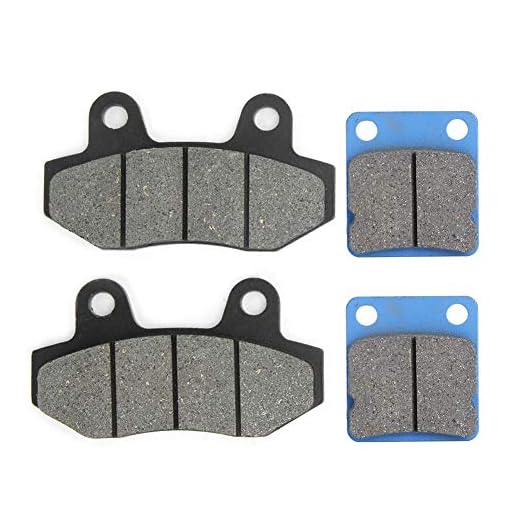 Ensemble de plaquettes de frein à disque avant arrière en céramique de qualité supérieure pour 50 90110125140150 160cc Pit Dirt Bike