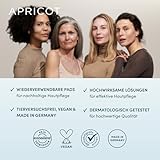 APRICOT 2x Hyaluron Augenpads aus medizinischem Silikon mit niedermolekularem Hyaluron - Bis zu 30x Wiederverwendbar, Dermatologisch Bestätigt, Vegan & Tierversuchsfrei - Augenpads gegen Augenringe