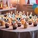 WATUNID 28Pcs Hund Cupcake Toppers, Hund Gesicht Kuchen, Hunde Geburtstag Muffin Deko, Niedliche Welpen Cupcake Deko für Haustier Thema Hundegeburtstag Party-Zubehör Baby-Dusche (20 Styles)