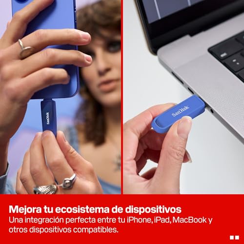 Pendrive USB Type-C 256 GB SanDisk para recuperar espacio y datos en el móvil 3