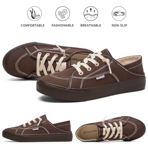 Image of hash bubbie Women's Slip on Canvas Shoes Non Slip Fashion Sneakers Loafers